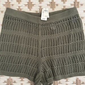 Aerie Crochet Shorts NWT